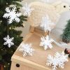 Winter Christmas Hanging Snowflake Decorations