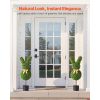 Artificial Topiary Bunny-Shape Boxwood Ball, 2 Set 36 inch Faux Boxwood Plant Balls, Fake Silk Tree Look Real