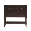 2 Drawer Accent Chest Morocco Brown