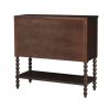 2 Drawer Accent Chest Morocco Brown