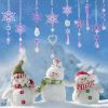 Crystal Ornaments Christmas Tree Decorations - 21pcs Christmas Tree Ornaments Sparkling Dazzling Festival Party Decoration Crystal Snowflake Design Ha