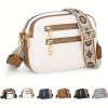 Secure Travel Crossbody Bag – Anti-Theft Zipper Closure & Golden Hardware (8.26x6.29 Inch)