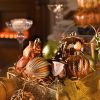 Fall Tree Decorations Ornaments for Home Indoor, 40ct Shatterproof Fall Ornaments for Small Tree