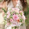 Artificial Flowers Combo Fake Flowers Pink Roses Silk Flowers with Stems for DIY Bridal Wedding Bouquets Centerpieces Arrangements Table Party Baby Sh